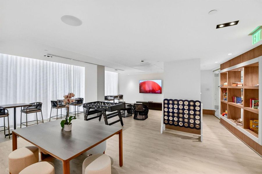 Amenities fifth floor teens game room
