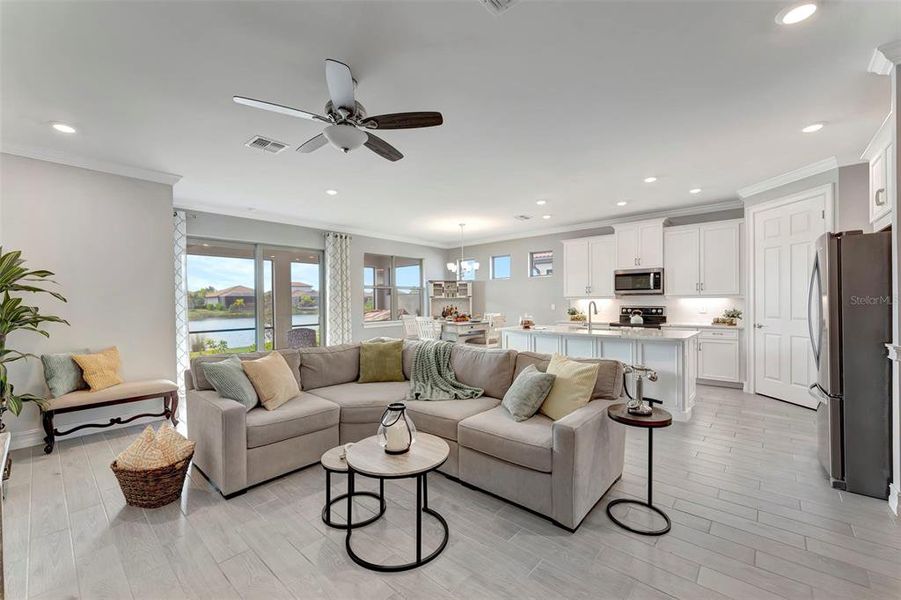 Furnished interior view inside a new home in , Nokomis (Image 15).