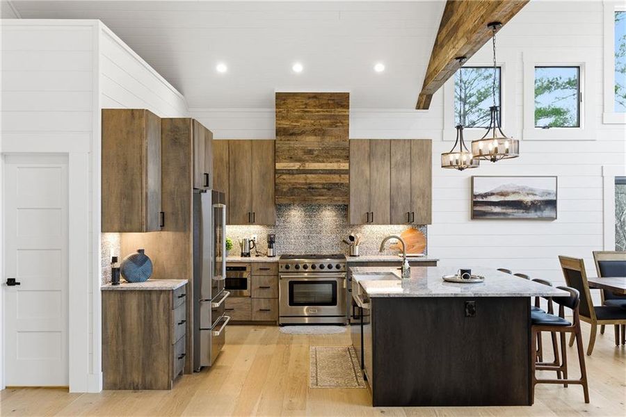 Furnished interior view inside a new home in , Blue Ridge (Image 3).
