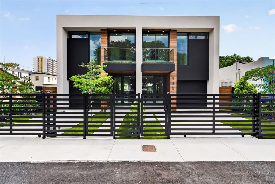 Exterior details and patio area of a home in , Miami (Image 24). Exterior details and patio area of a home in , Miami (Image 24).