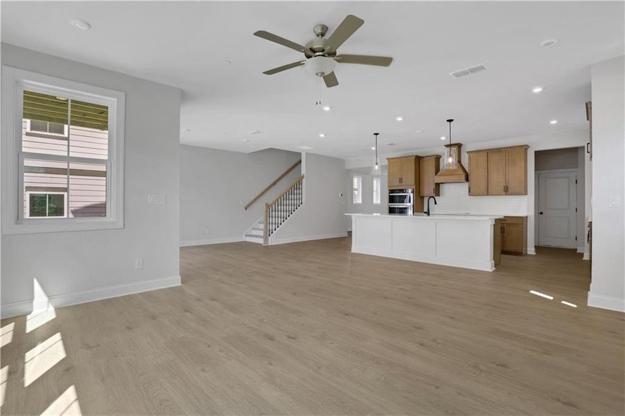 Spacious, unfurnished interior of a new home in Poppy at GreenHouse, Marietta (Image 23).