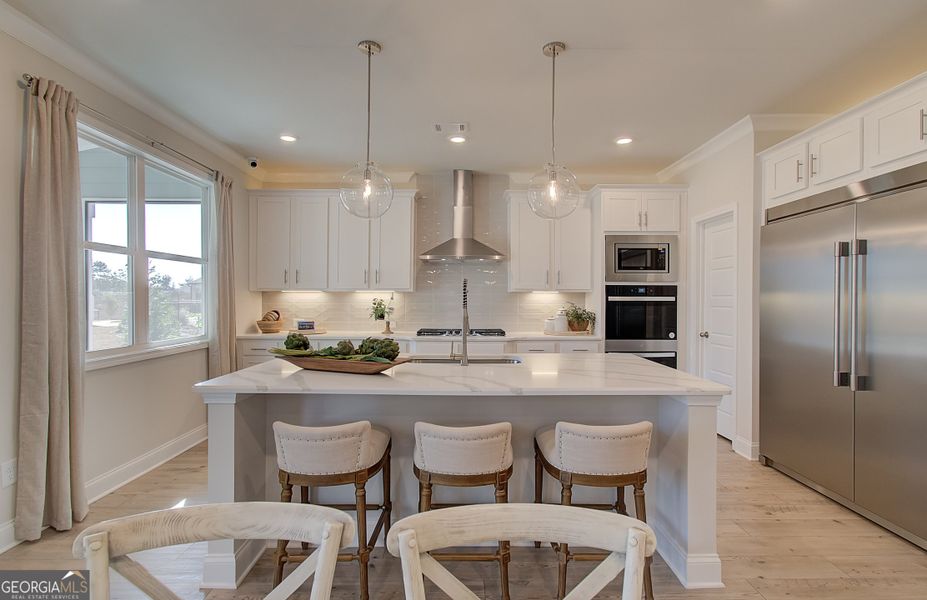Furnished interior view inside a new home in Mallard’s Landing, Jefferson (Image 17).