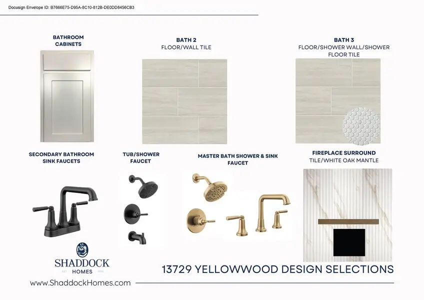 Sample of building materials used in homes in Fields - 50' Lots, Frisco (Image 4).