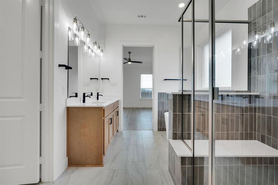 Furnished interior view inside a new home in Westside Preserve, Midlothian (Image 6). Furnished interior view inside a new home in Westside Preserve, Midlothian (Image 6).