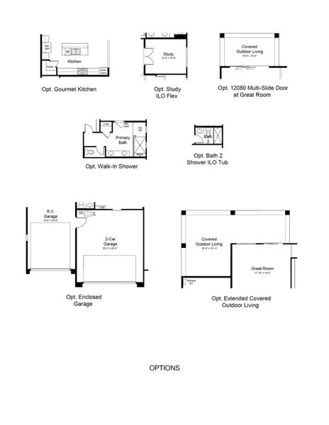 2D floor plan layout of this home in Salero Journey, Phoenix, AZ (Image 4).