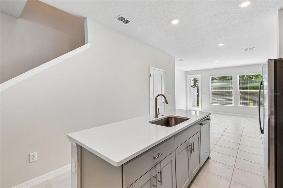 Furnished interior view inside a new home in Preserve at The Cays – The Driftwood Series, Daytona Beach (Image 8). Furnished interior view inside a new home in Preserve at The Cays – The Driftwood Series, Daytona Beach (Image 8).
