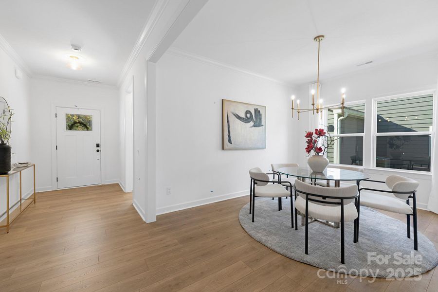 Furnished interior view inside a new home in , Monroe (Image 17). Furnished interior view inside a new home in , Monroe (Image 17).