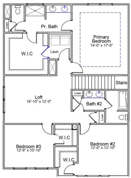 2D floor plan layout of this home in , Summerville, SC (Image 5).