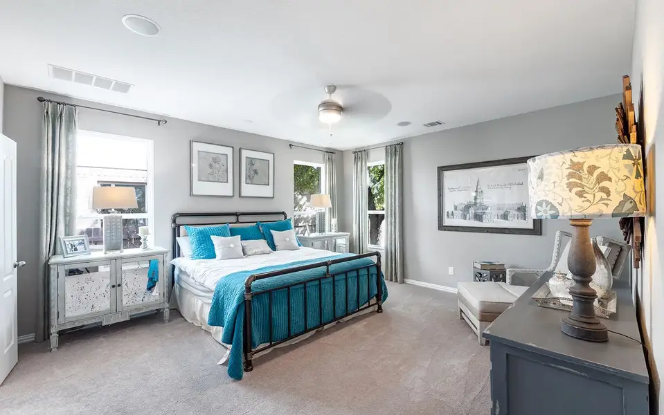 Representative furnished interior of a home built from the Snowmass by CastleRock Communities in Sanctuary, Salado (Image 11).