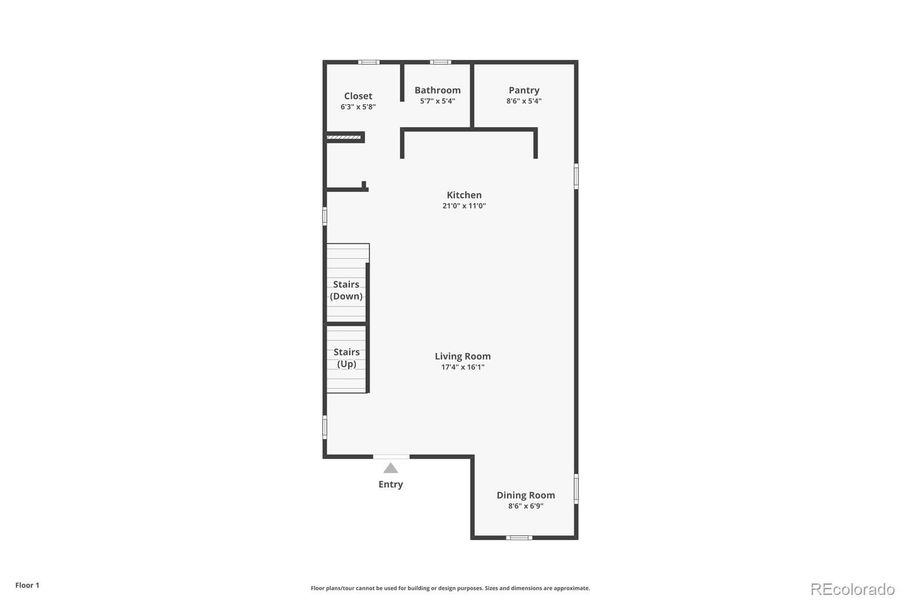 2D floor plan layout of this home in , Colorado Springs, CO (Image 3). 2D floor plan layout of this home in , Colorado Springs, CO (Image 3).