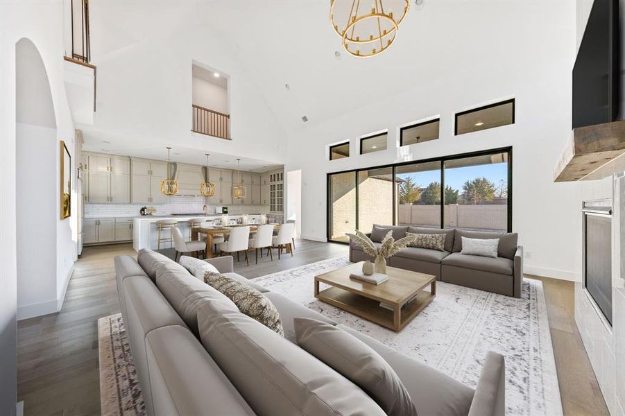 Furnished interior view inside a new home in Fields 60', Frisco (Image 15). Furnished interior view inside a new home in Fields 60', Frisco (Image 15).