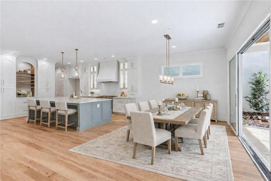 Furnished interior view inside a new home in , Marietta (Image 37).