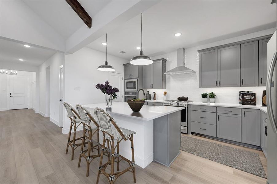 Furnished interior view inside a new home in Heritage Ranch, Sherman (Image 6).