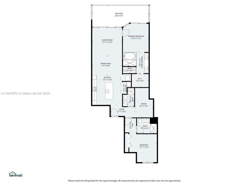 2D floor plan layout of this home in Aria Reserve, Miami, FL (Image 6).