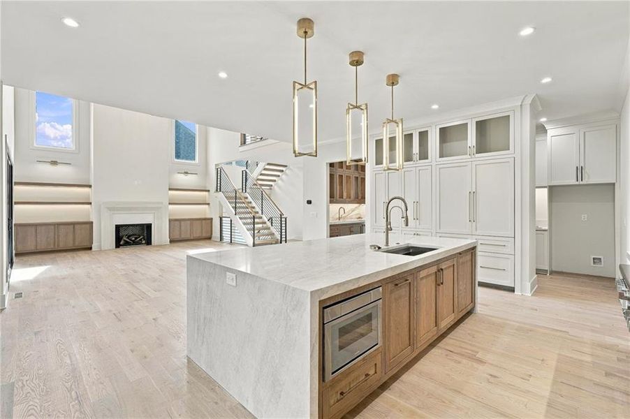 Furnished interior view inside a new home in , Alpharetta (Image 12).