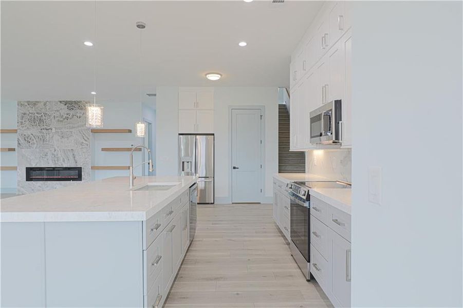 Furnished interior view inside a new home in , Maysville (Image 8).
