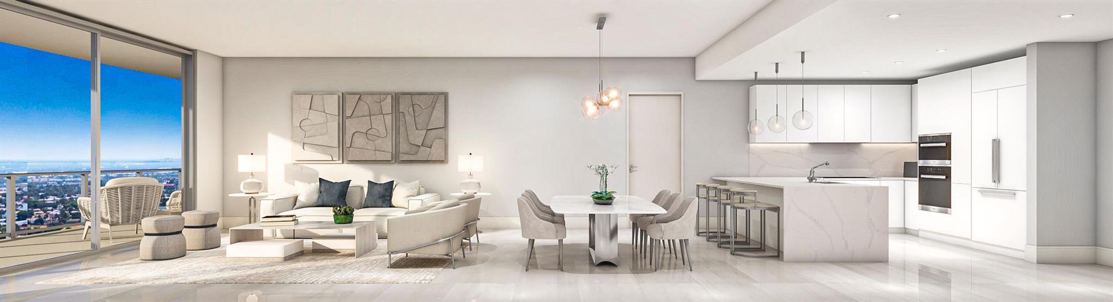 Furnished interior view inside a new home in , Lake Park (Image 11).