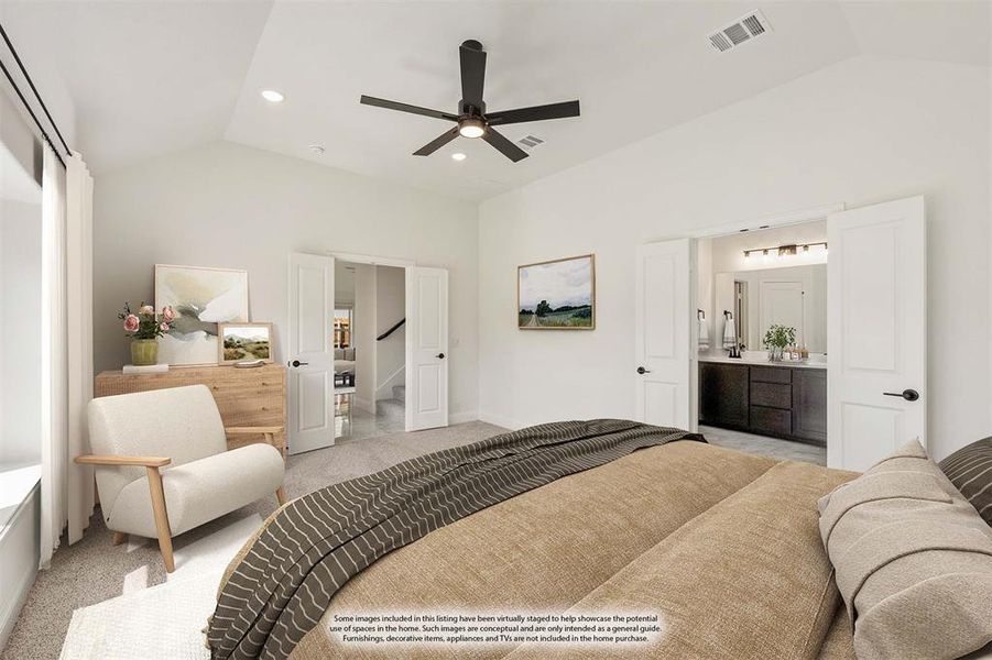 Furnished interior view inside a new home in Hampton Park, Glenn Heights (Image 9). Furnished interior view inside a new home in Hampton Park, Glenn Heights (Image 9).