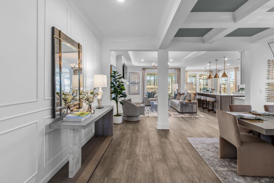 Representative furnished interior of a home built from the The Boardwalk by Chesapeake Homes in Coastal Club of the Carolinas, Calabash (Image 45).