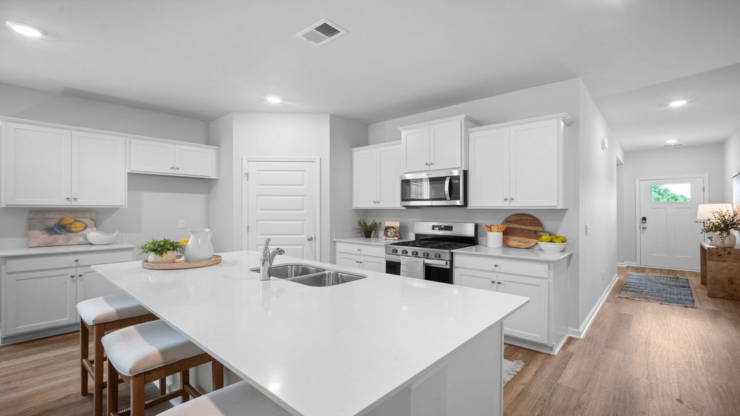 Furnished interior view inside a new home in Fernhill Farms, Statesboro (Image 12).