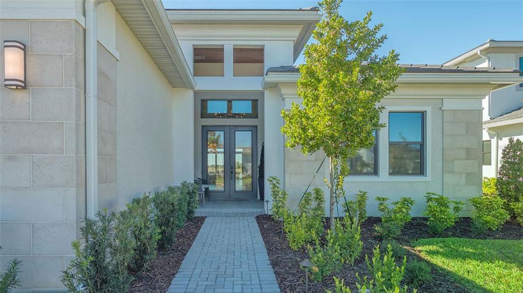 Exterior details and patio area of a home in , Sarasota (Image 32).