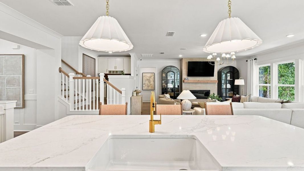 Representative furnished interior of a home built from the Vanderbilt by Pulte Homes in Fishers Wood, Columbia (Image 16).