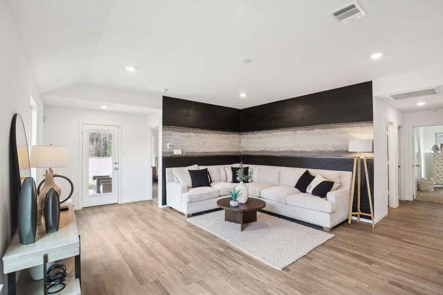 Furnished interior view inside a new home in Mill Creek, Magnolia (Image 7).