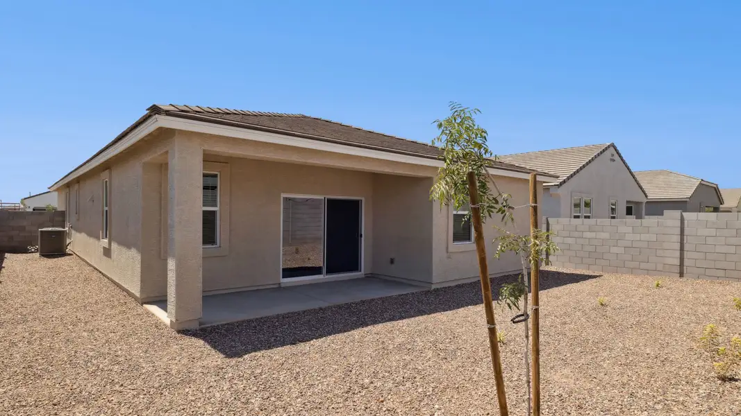 Exterior details and patio area of a home in Rio Rancho Estates, Wittmann (Image 3).