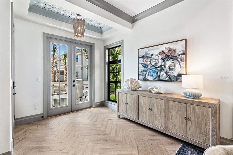 Furnished interior view inside a new home in , Palm Coast (Image 70).
