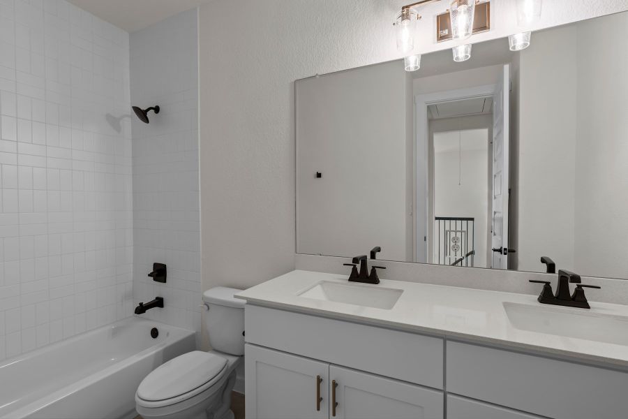 Furnished interior view inside a new home in Lariat, Liberty Hill (Image 16).