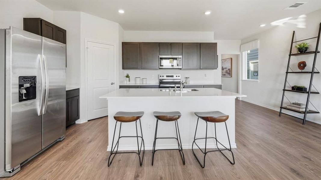 Furnished interior view inside a new home in Arbor Trails South, Princeton (Image 13).