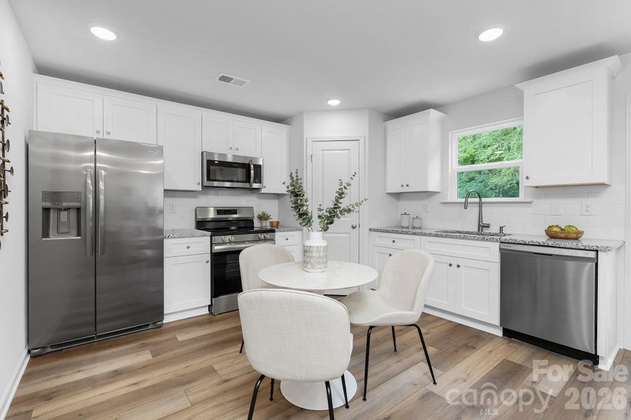 Furnished interior view inside a new home in , Hickory (Image 9).