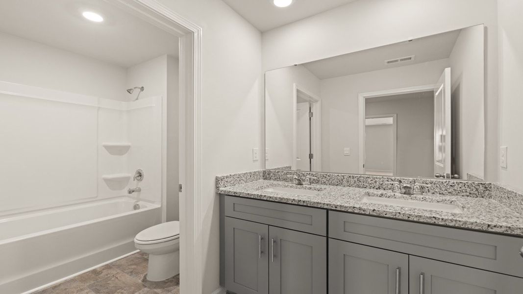 Furnished interior view inside a new home in Southwind Village, Evans (Image 11).