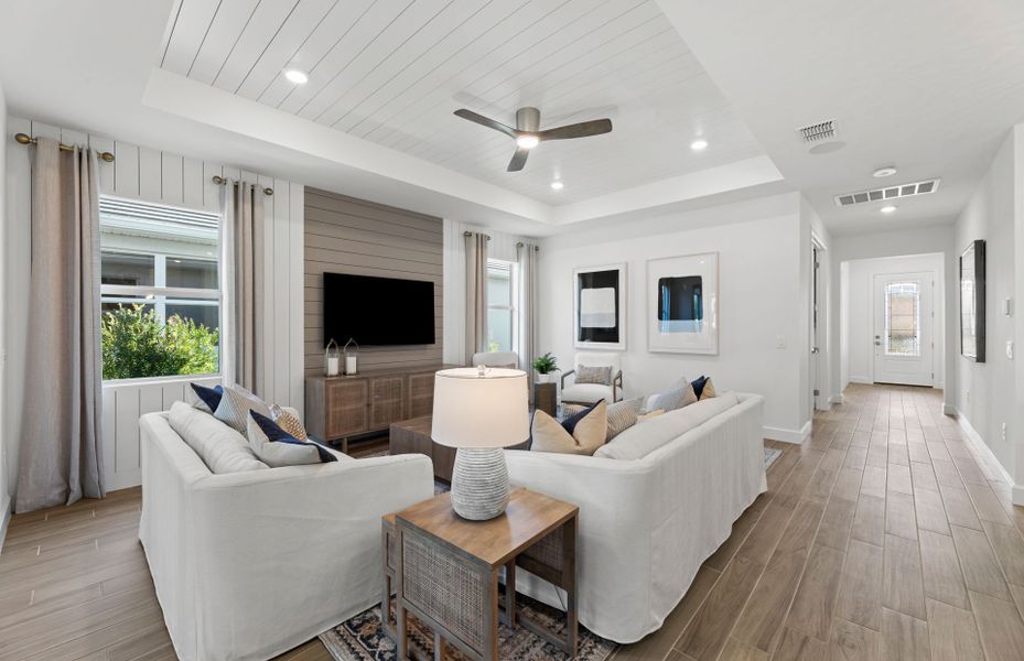 Furnished interior view inside a new home in Legacy Groves, Nokomis (Image 7). Furnished interior view inside a new home in Legacy Groves, Nokomis (Image 7).