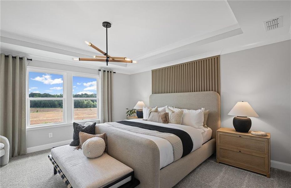 Furnished interior view inside a new home in Overland, Locust Grove (Image 8).