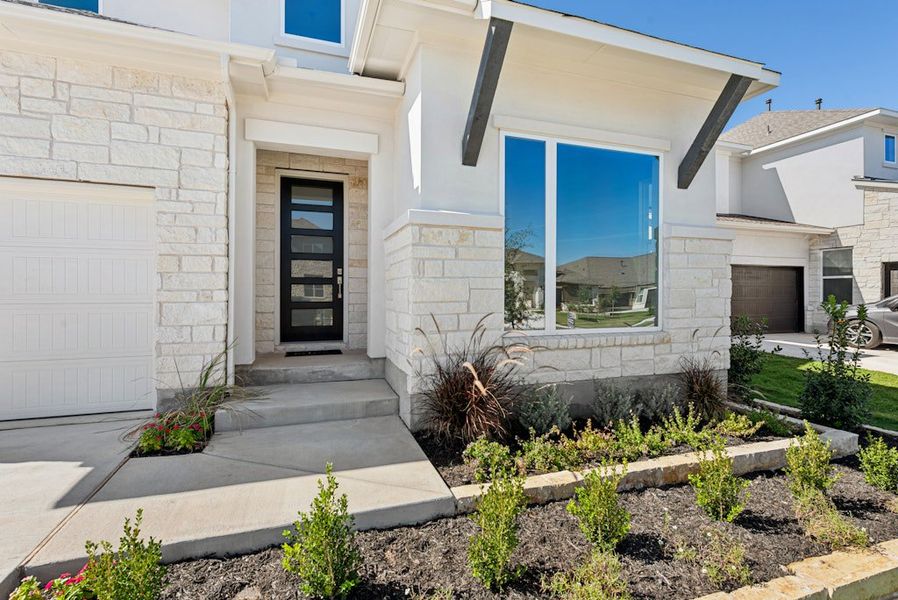Exterior details and patio area of a home in Santa Rita Ranch, Santa Rita Ranch (Image 2). Exterior details and patio area of a home in Santa Rita Ranch, Santa Rita Ranch (Image 2).