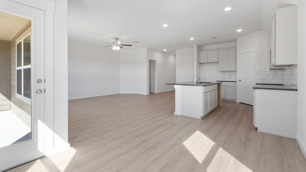 Representative furnished interior of a home built from the Blanton by Brightland Homes in Cielo, Conroe (Image 8).