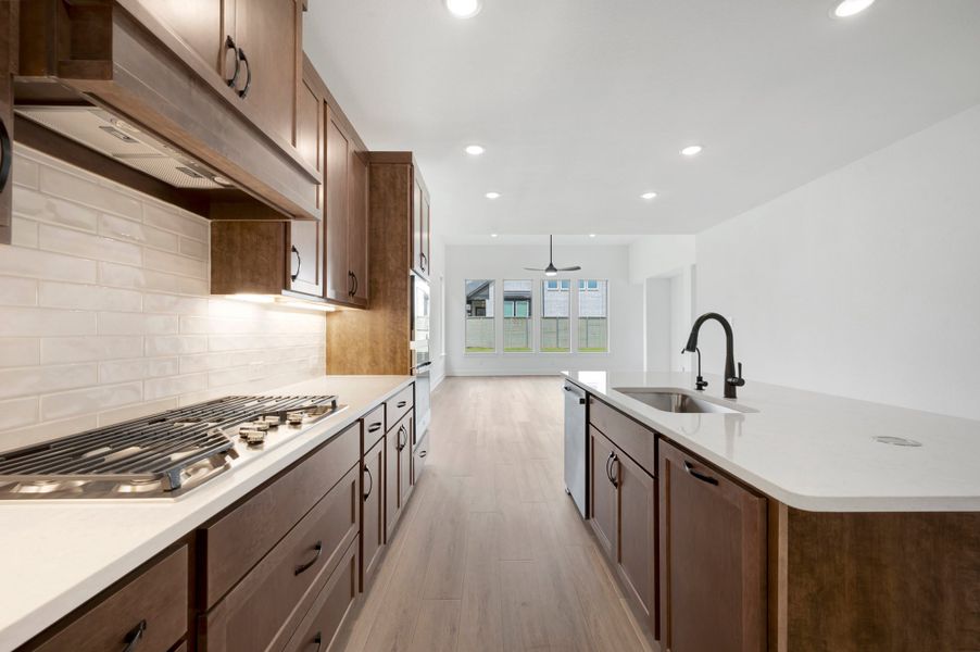 Furnished interior view inside a new home in Treeline, Justin (Image 8).