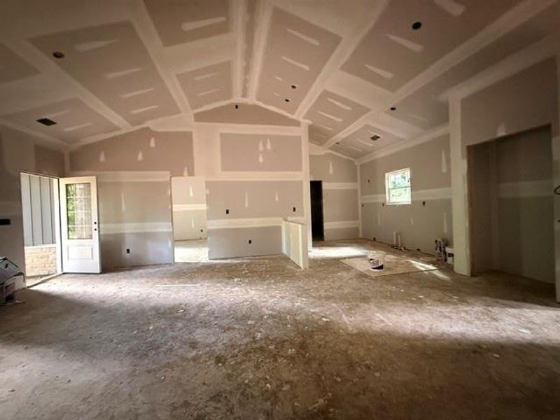 In-progress construction of a new home in , Hiram, GA (Image 4).