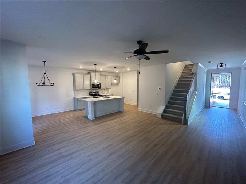 Furnished interior view inside a new home in , Buford (Image 2).