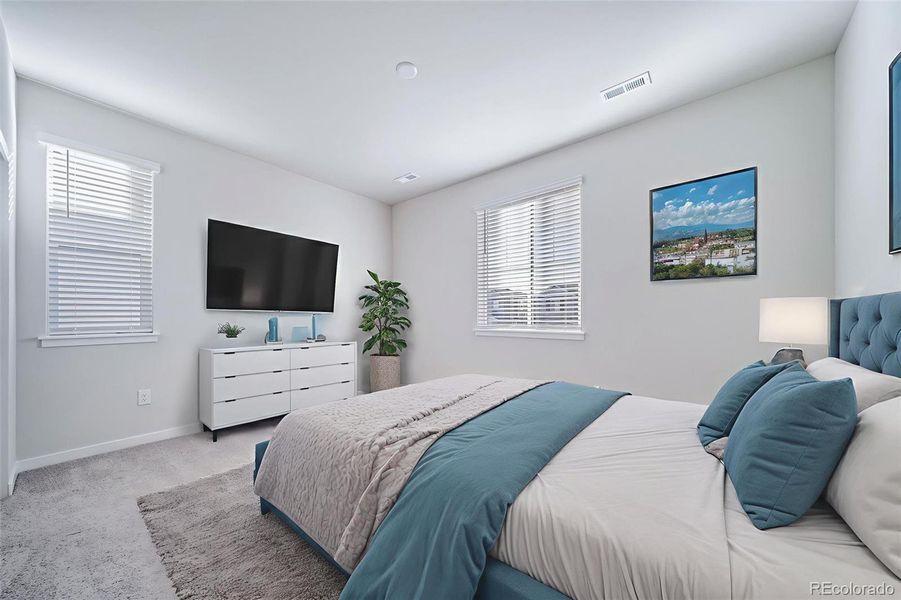 Furnished interior view inside a new home in Floret Collection at Alder Creek, Parker (Image 15).