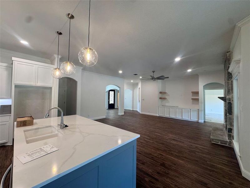 Furnished interior view inside a new home in , Weatherford (Image 14). Furnished interior view inside a new home in , Weatherford (Image 14).
