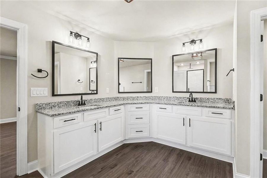 Furnished interior view inside a new home in , Dawsonville (Image 12).