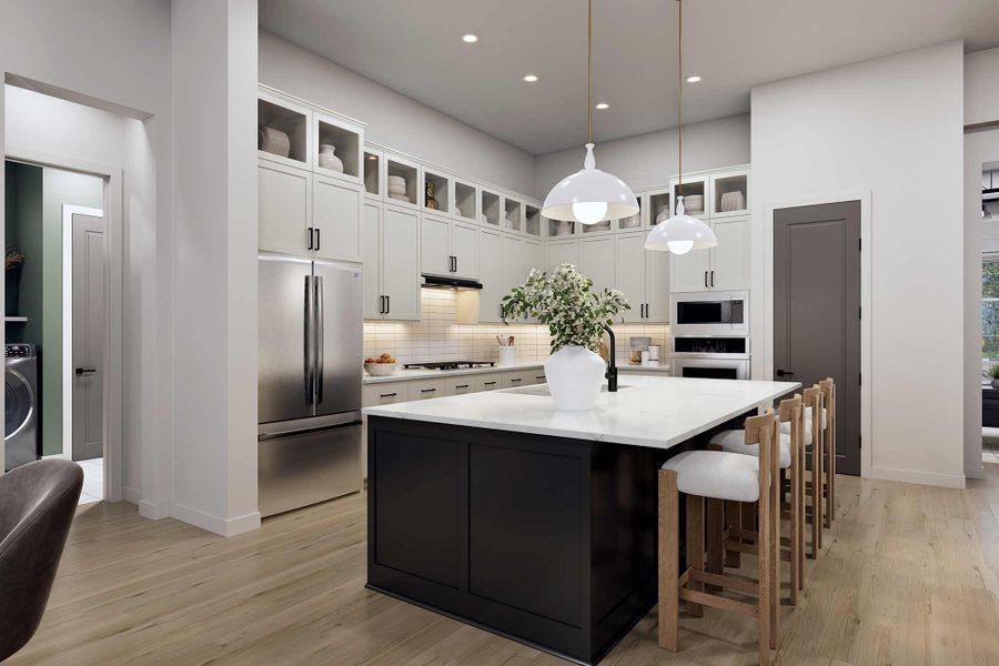 The Alabaster - Optional Cooktop Kitchen The Alabaster - Optional Cooktop Kitchen