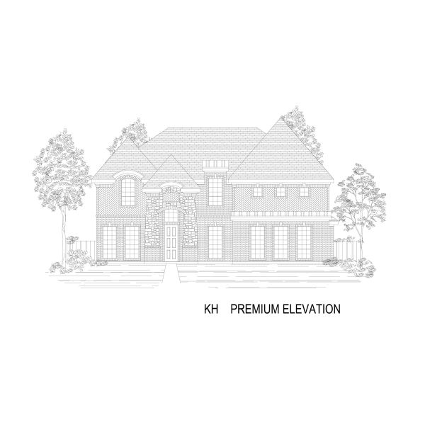 Representative rendering of the exterior for the Coventry 2FS by First Texas Homes (Image 18).