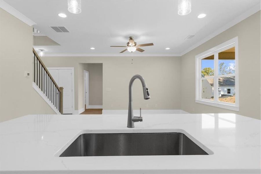 Close-up of interior finishes inside a home in , Flowery Branch (Image 20).