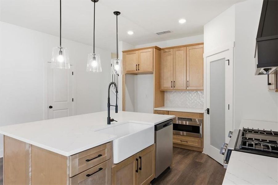 Furnished interior view inside a new home in , Emerson (Image 5). Furnished interior view inside a new home in , Emerson (Image 5).