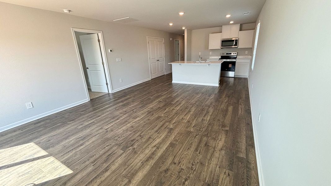 Representative unfurnished interior of a home built from the GREENBRIAR by D.R. Horton in Parkside Point, Portland (Image 15).