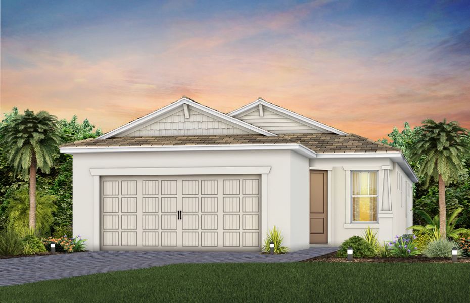 Representative exterior photo of a completed home built from the Contour by Pulte Homes in SeaFlower, Bradenton, FL (Image 20). Representative exterior photo of a completed home built from the Contour by Pulte Homes in SeaFlower, Bradenton, FL (Image 20).