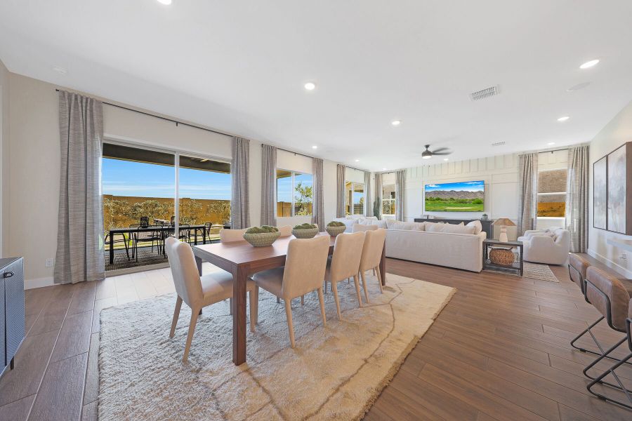 Representative furnished interior of a home built from the Garnet by Mattamy Homes in Landmarke, San Tan Valley (Image 17).